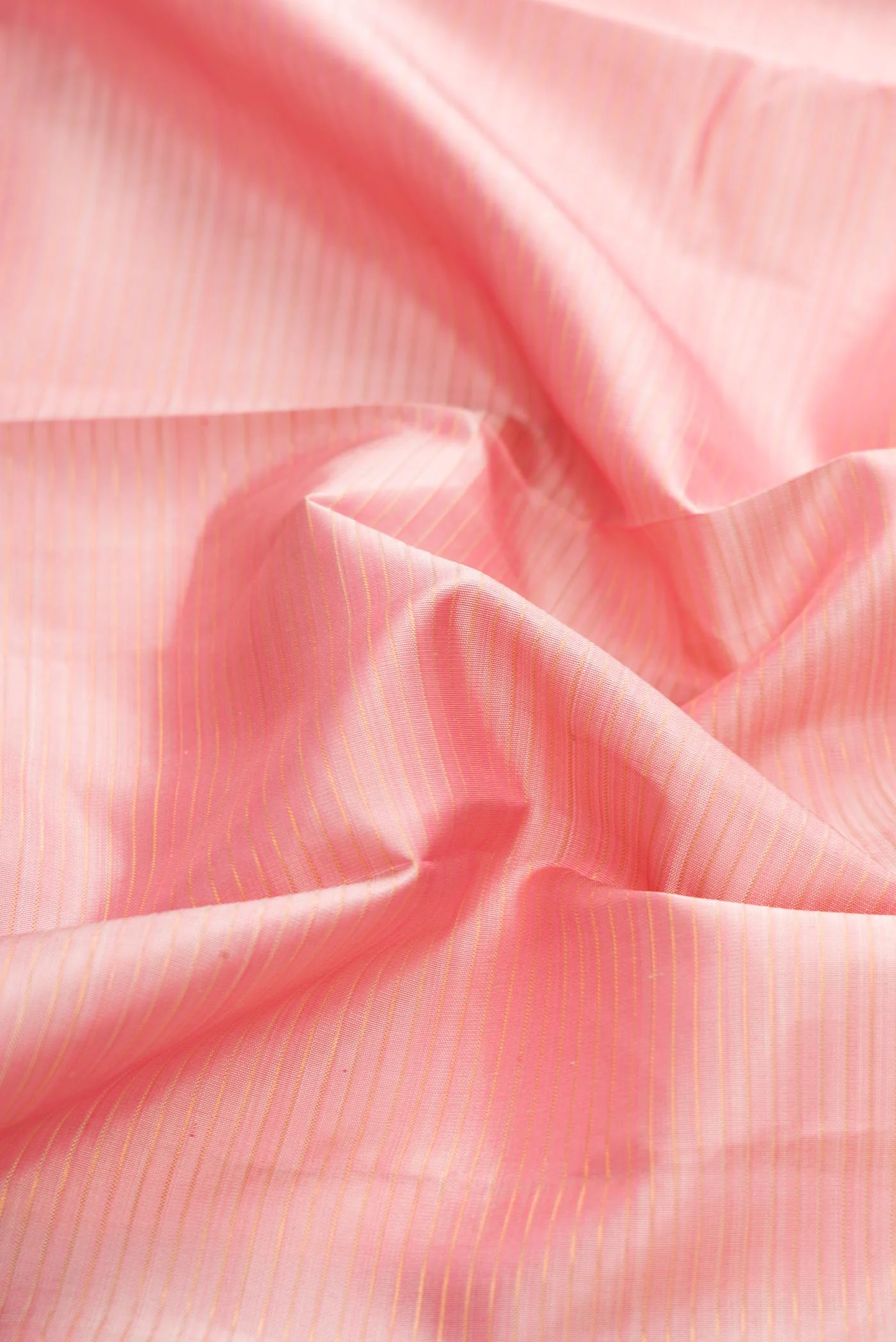 Rose pink Kanchipuram Silk Saree - Image 2
