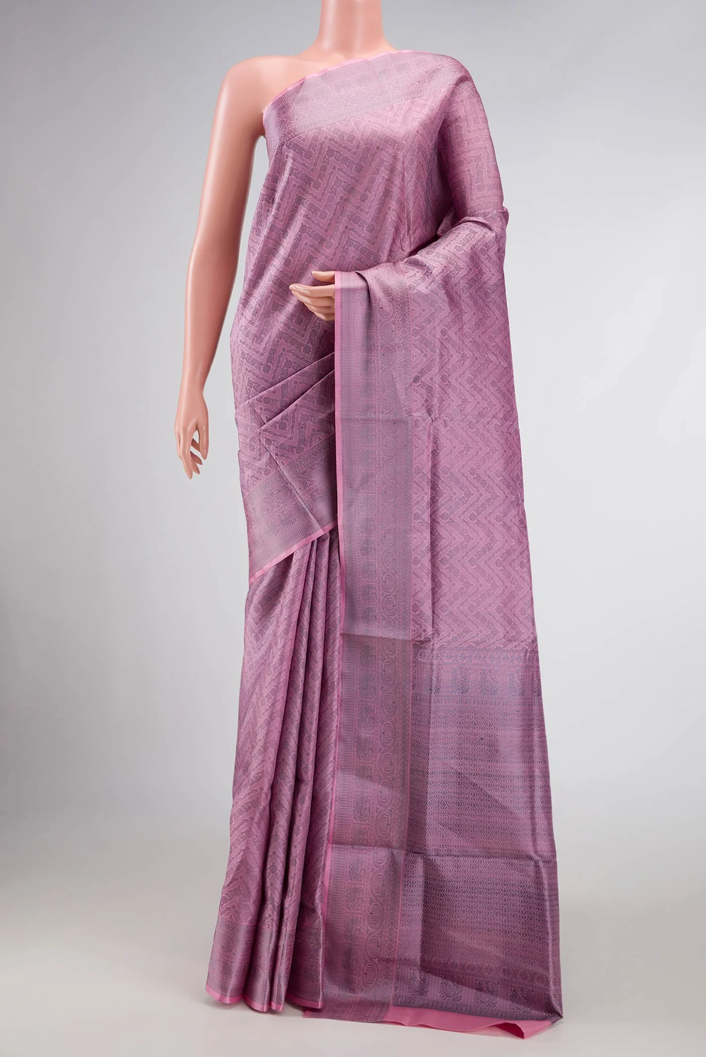 Lavender Soft Silk Saree