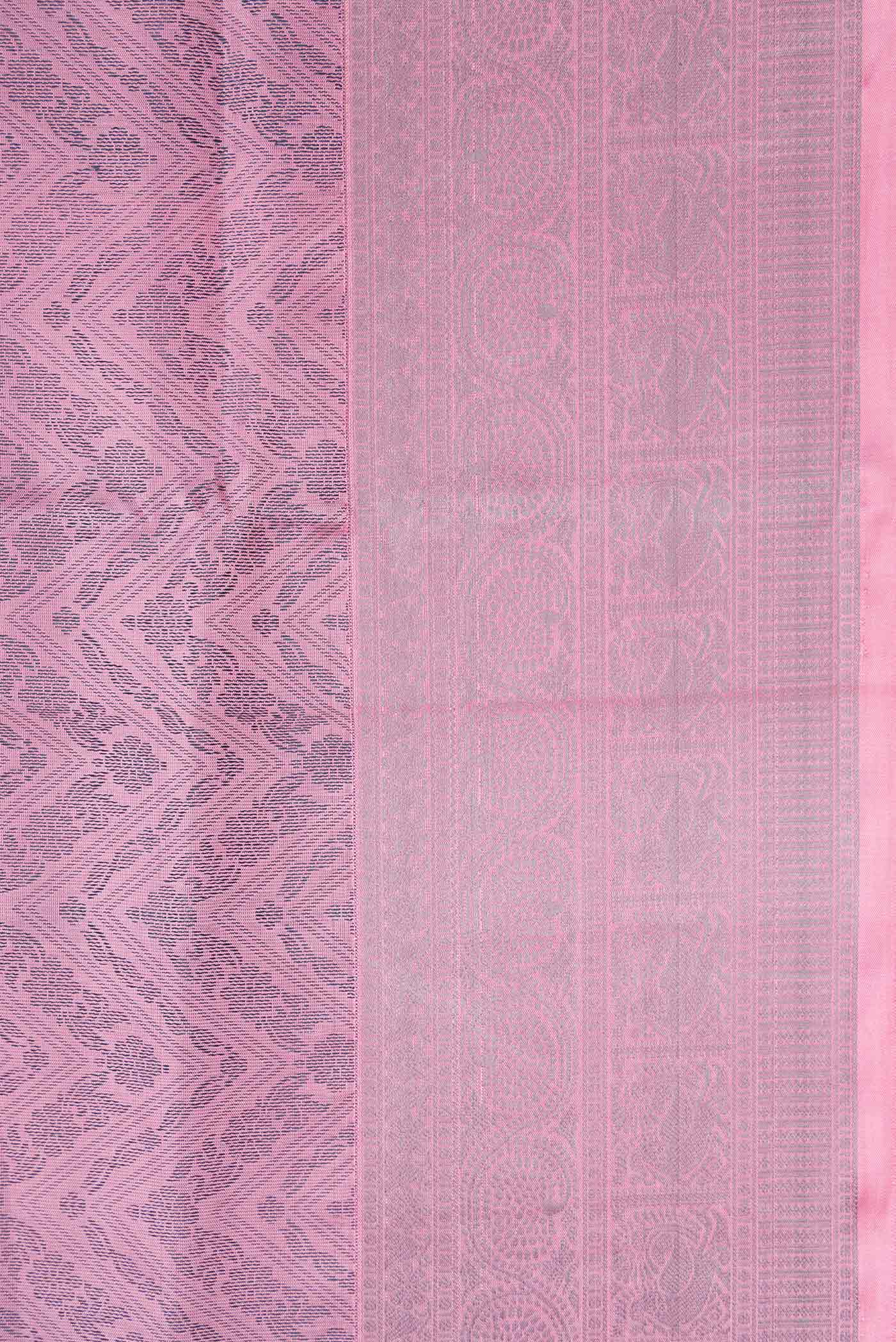 Lavender Soft Silk Saree - Image 3