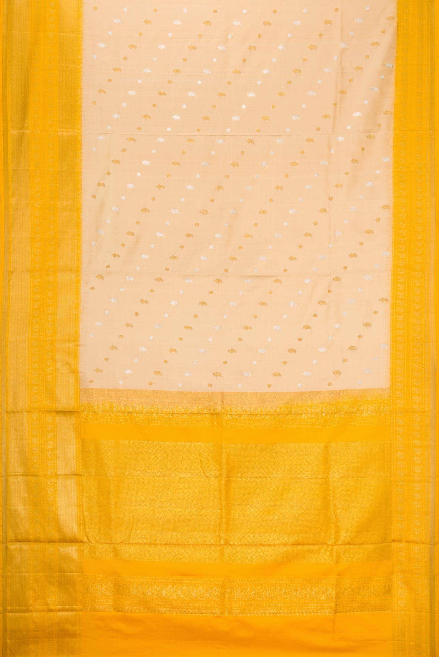 Sandal Double Ikat Saree - Image 7