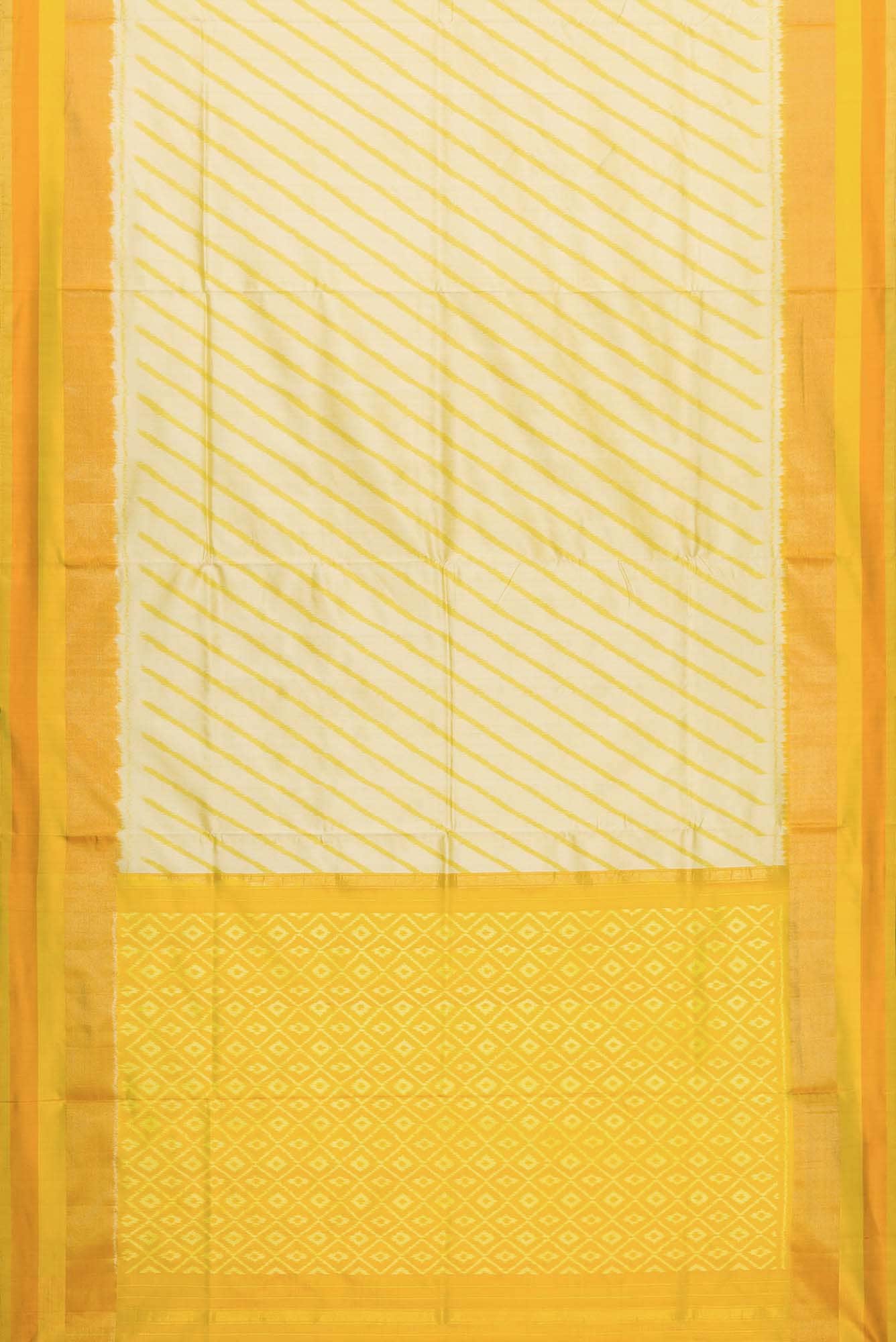 Sandal Dual Tone Double Ikat Saree - Image 4