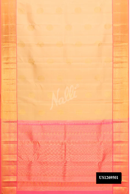 Sandal Dual Tone Kanchipuram Silk Saree