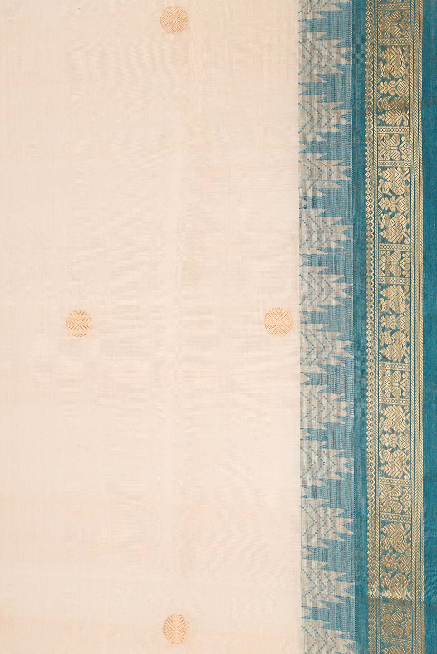 Sandal Silk Cotton Saree - Image 3