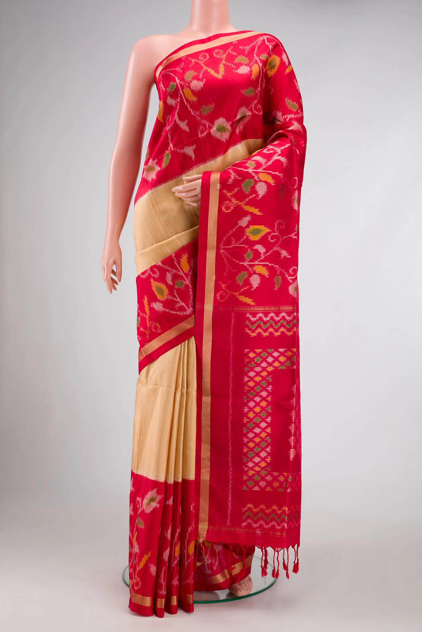 Sandal Soft Silk Saree
