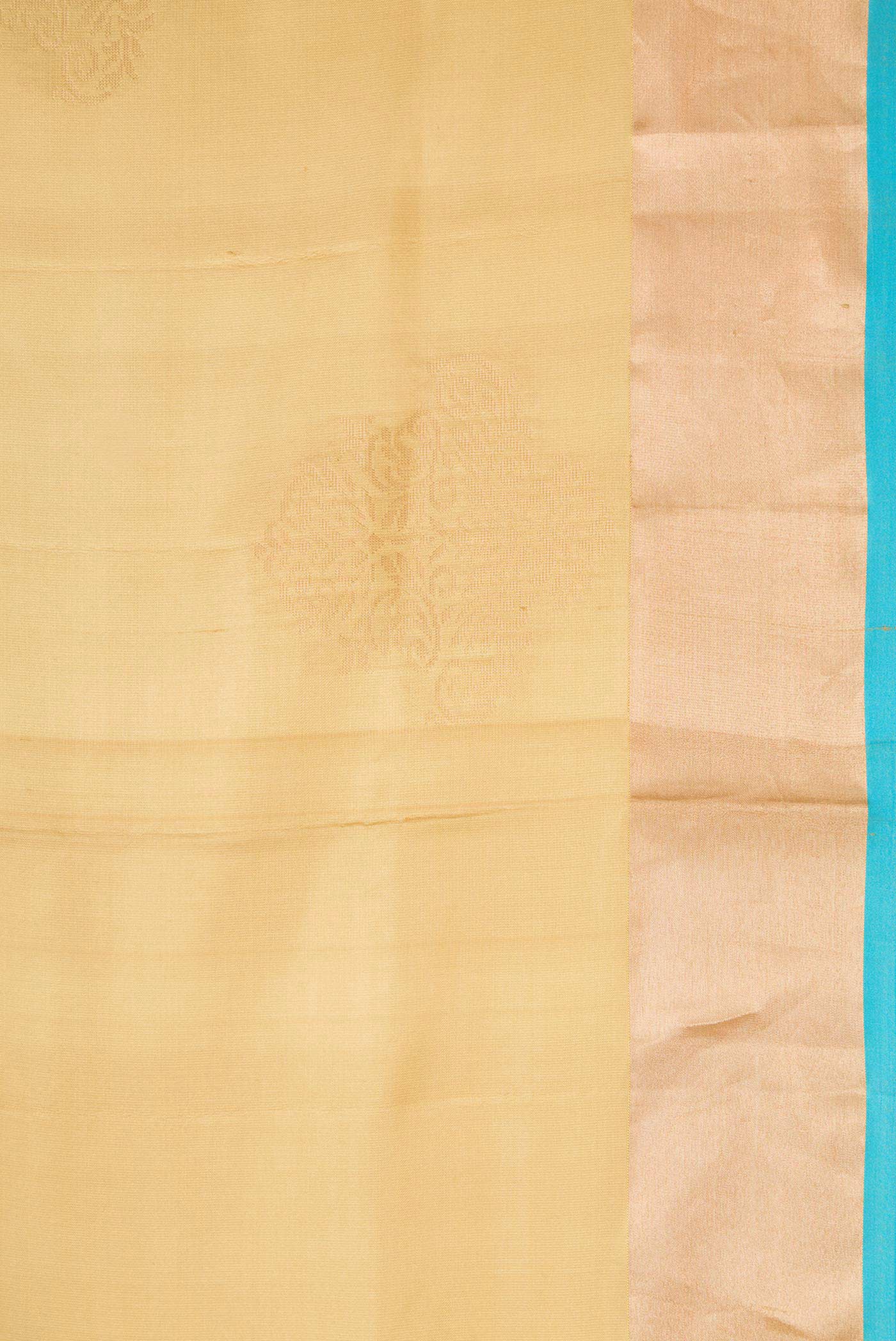 Beige Soft Silk Saree - Image 3