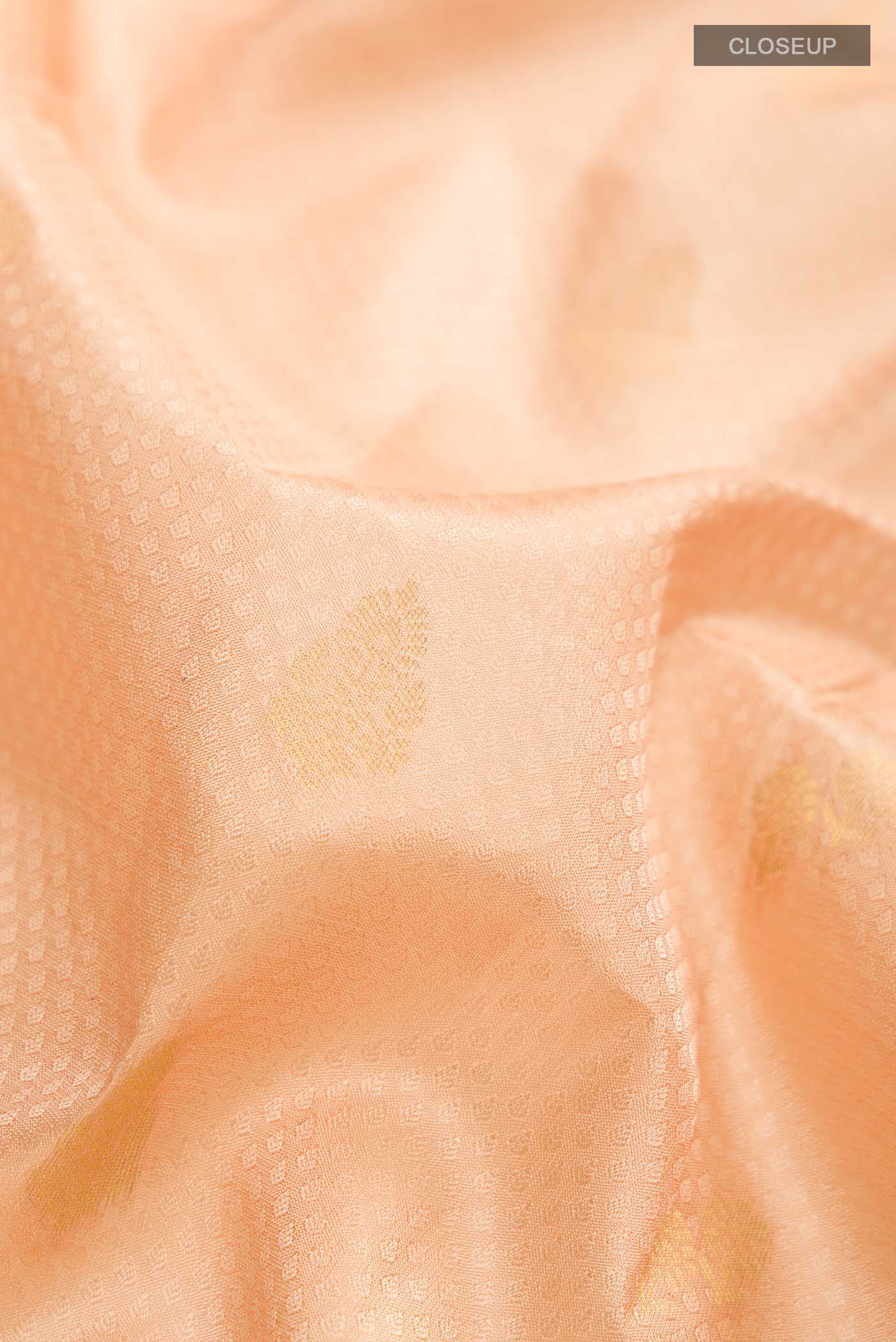 Sandal Kanchipuram Silk Saree - Image 2