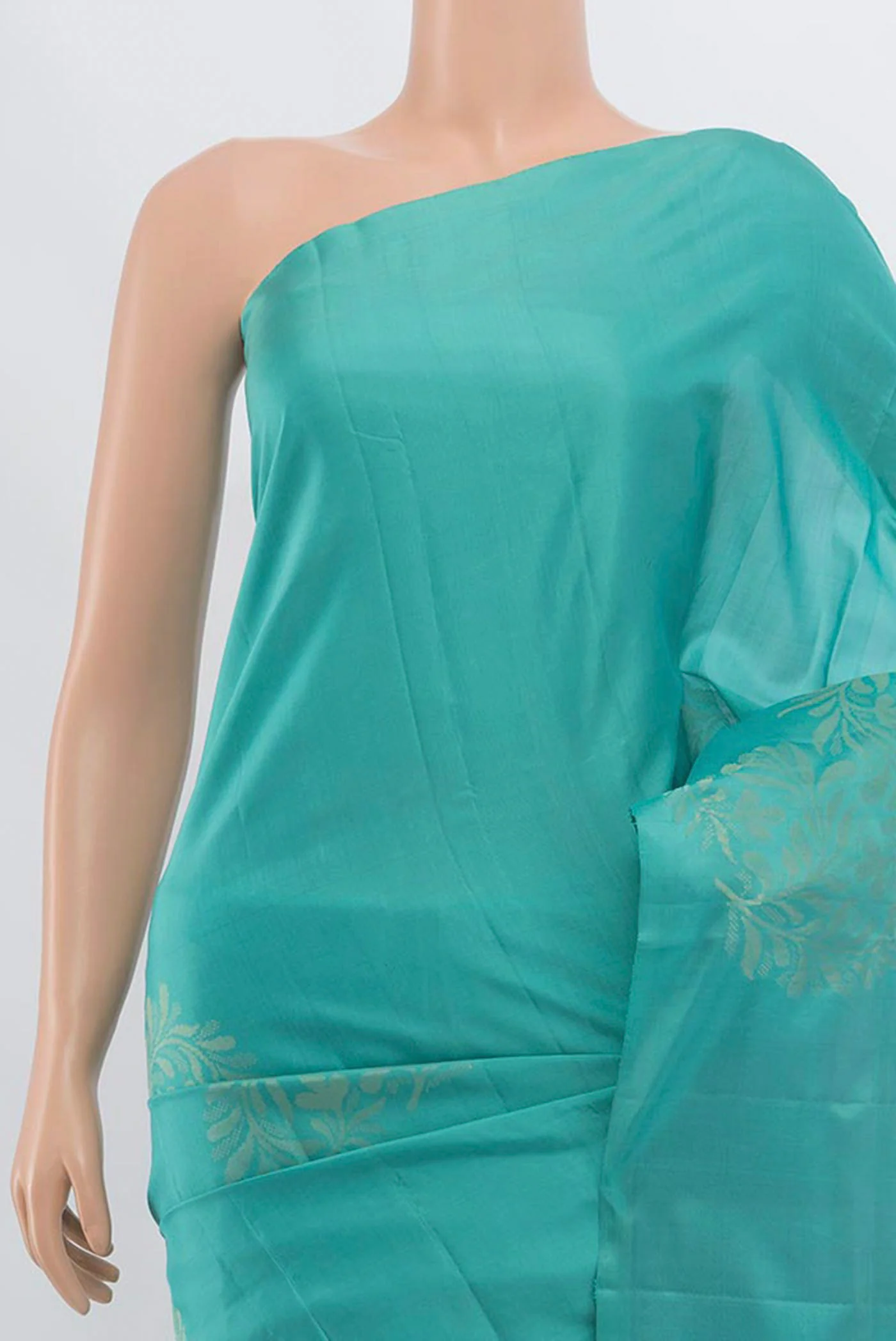 Blue Soft Silk Saree - Image 2