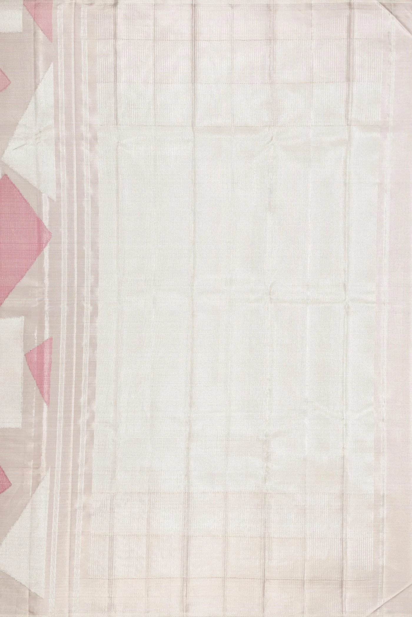 Silver Dual Tone Kanjivaram Tissue Silk Saree - Image 6