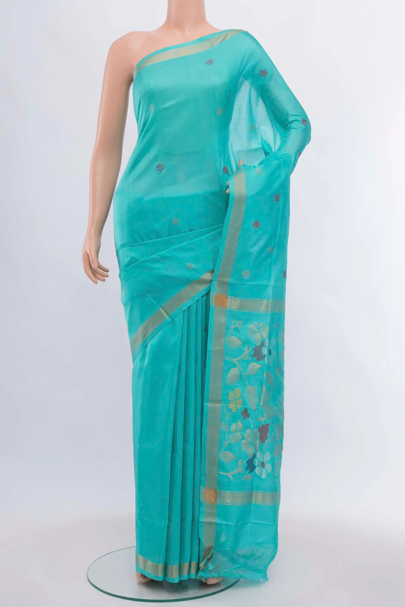 Sky Blue Uppada Silk Saree