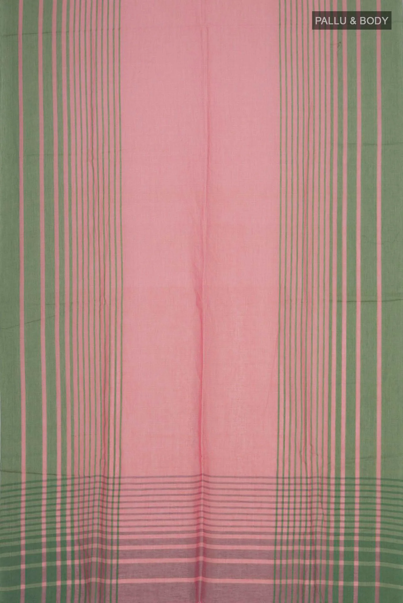 Titli-Peach Cotton Saree - Image 4