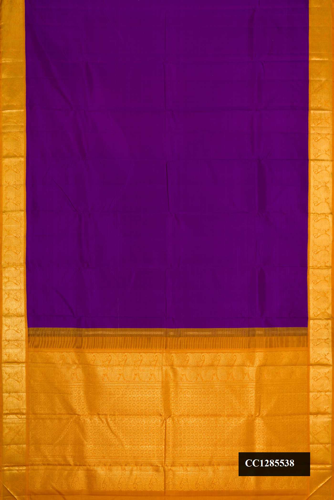 Violet Dual Tone Kanchipuram Silk Saree
