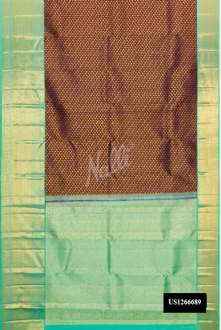 Violet Dual Tone Kanchipuram Silk Saree