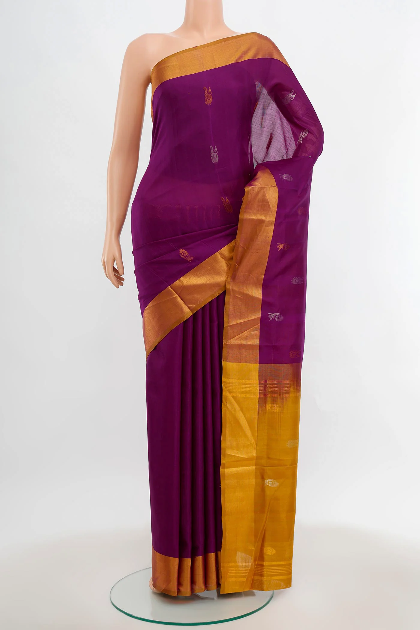 Purple Uppada Silk Saree