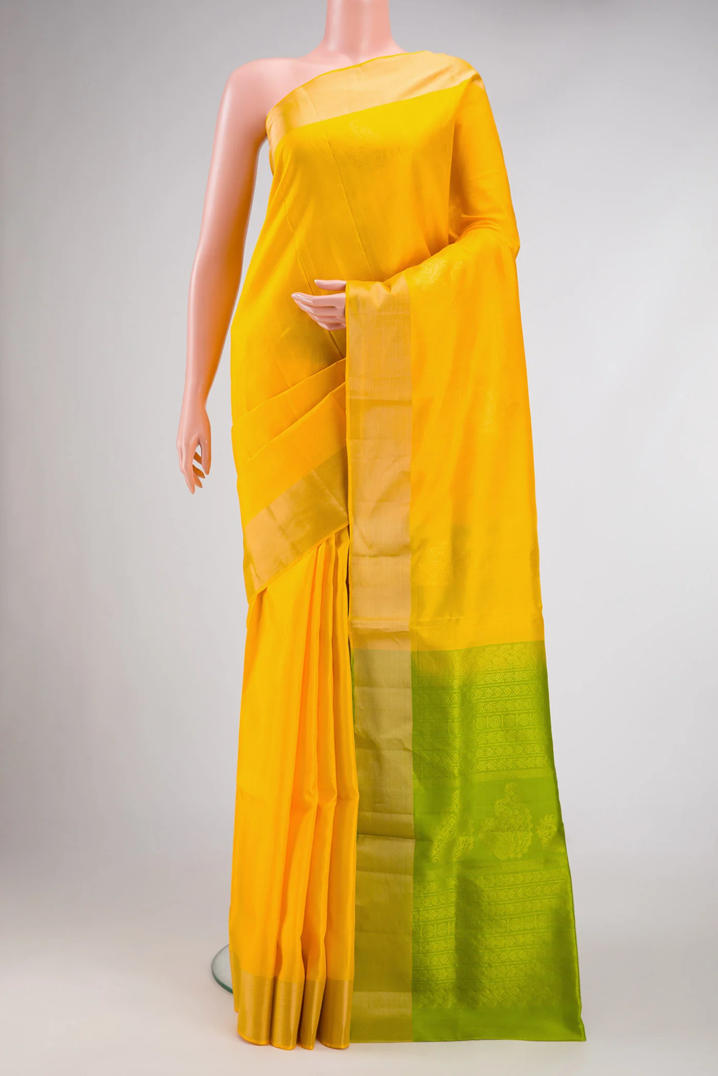 Yellow Soft Silk Saree