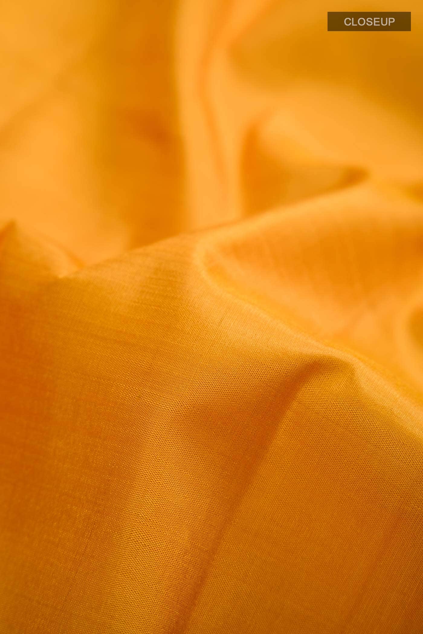 Yellow Kanjivaram Silk Saree - Image 3