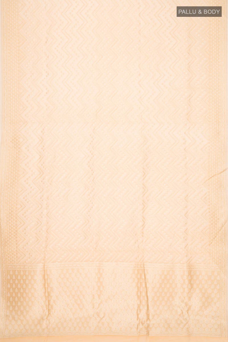 Yellow Silk Cotton Saree - Image 2