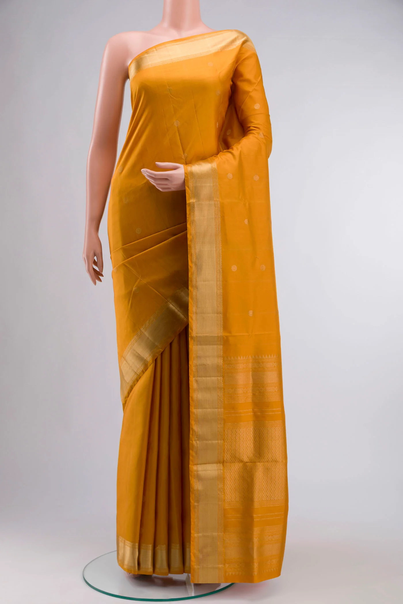 Yellow Soft Silk Saree
