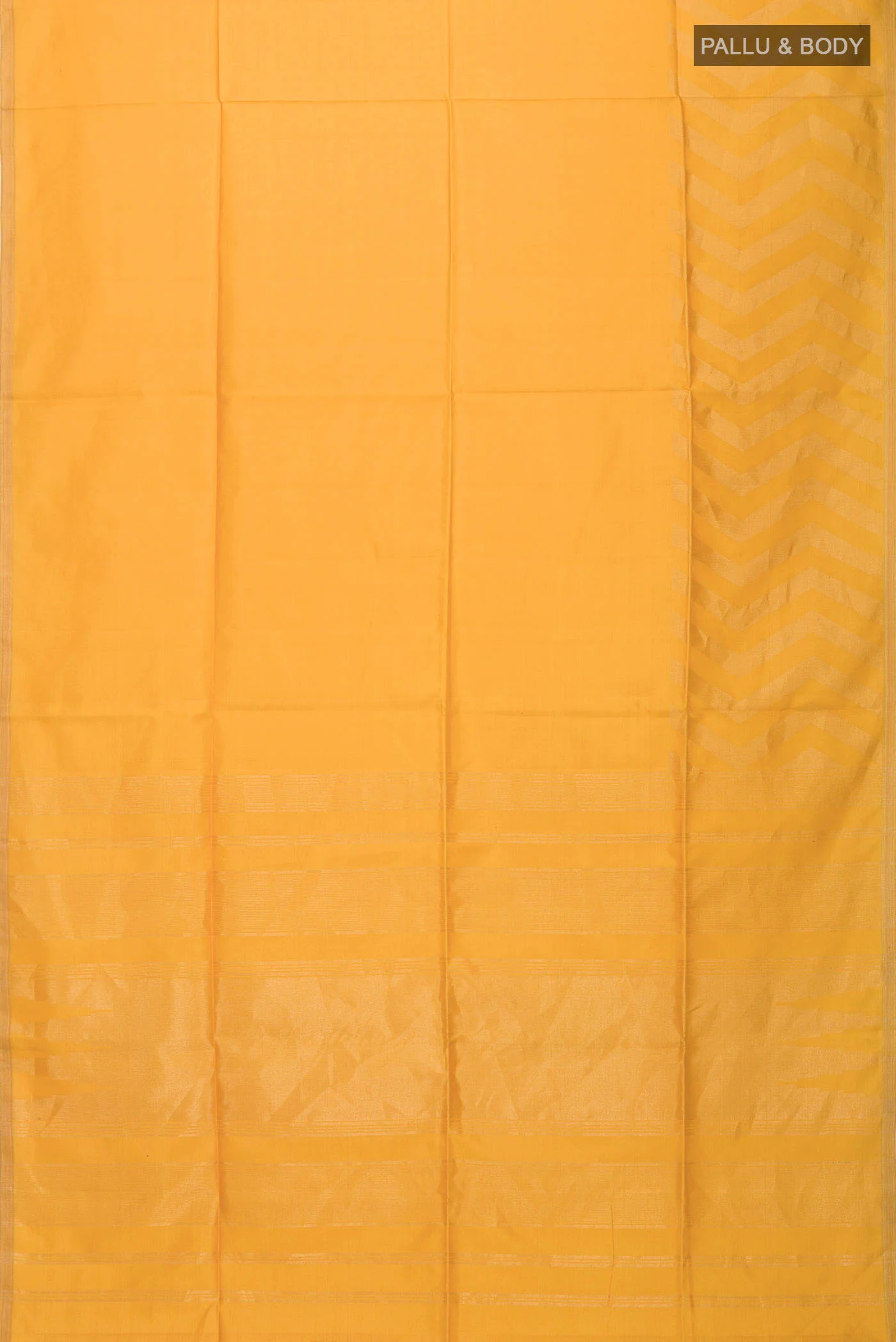 Yellow Soft Silk Saree - Image 5
