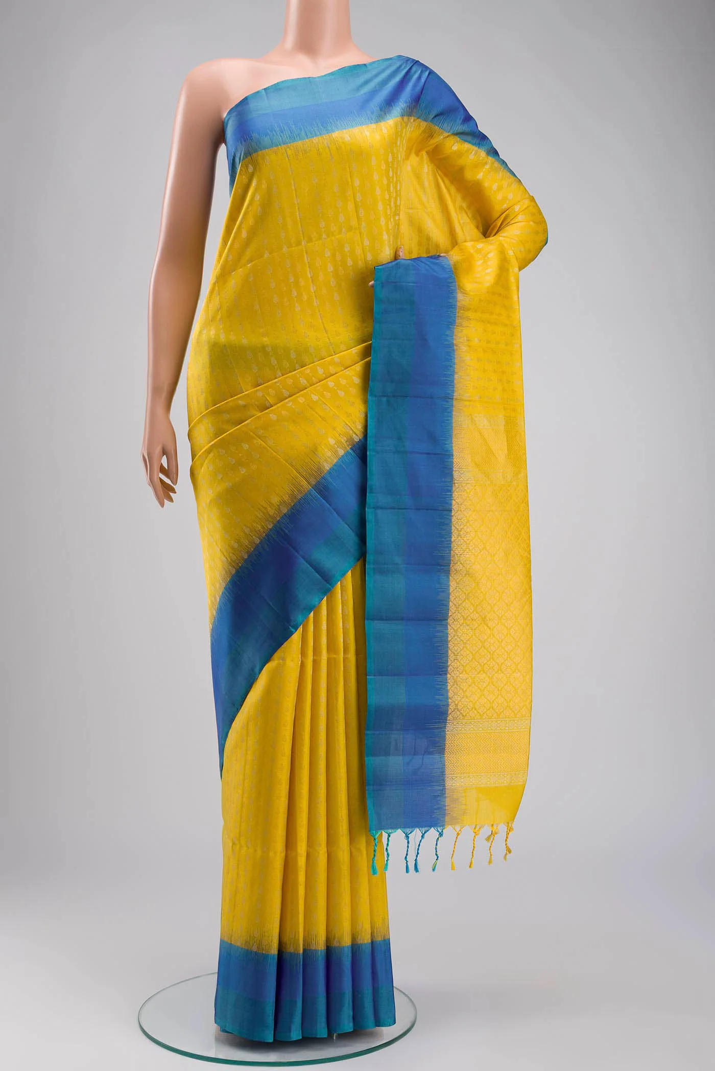 Yellow Soft Silk Saree
