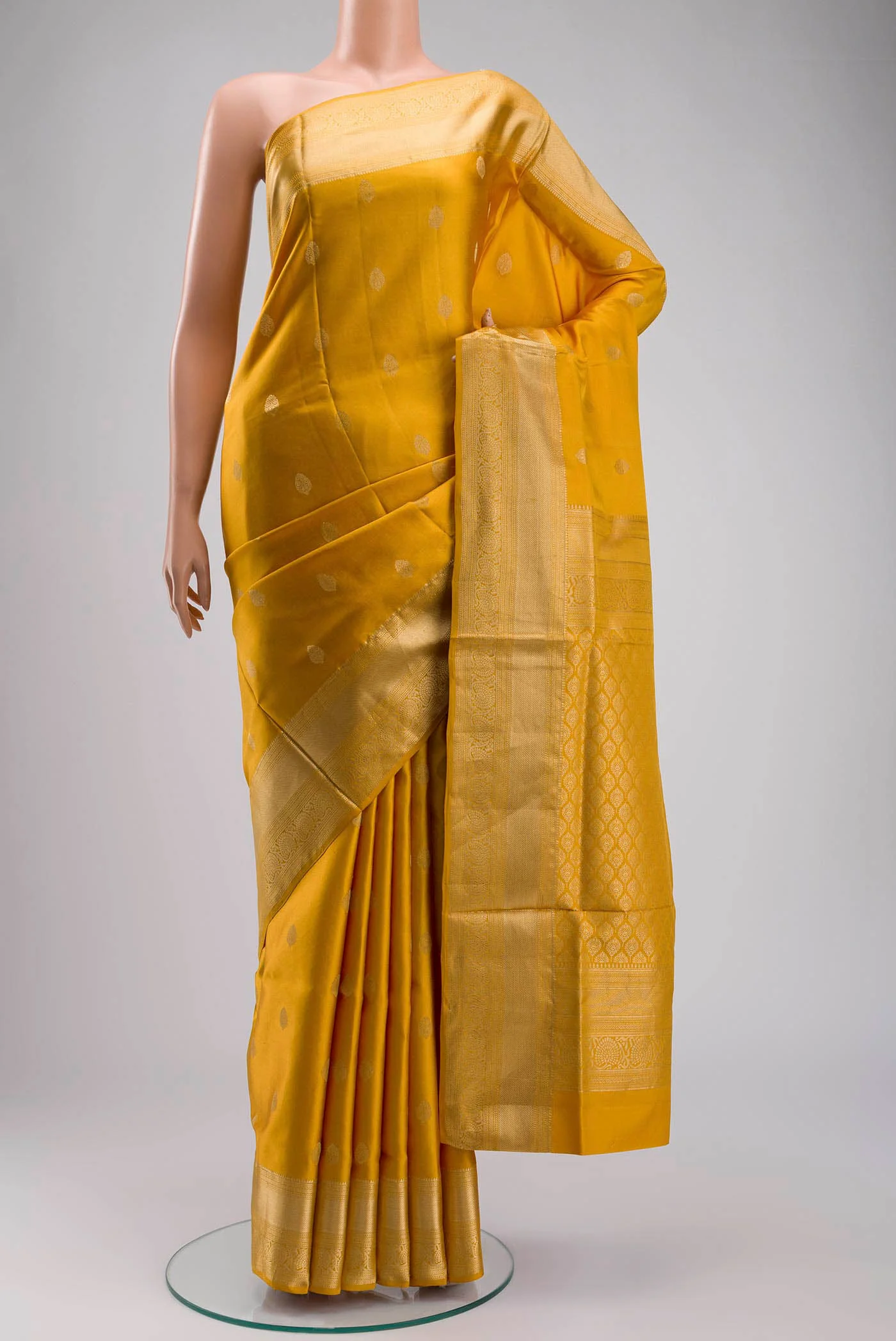 Yellow Soft Silk Saree