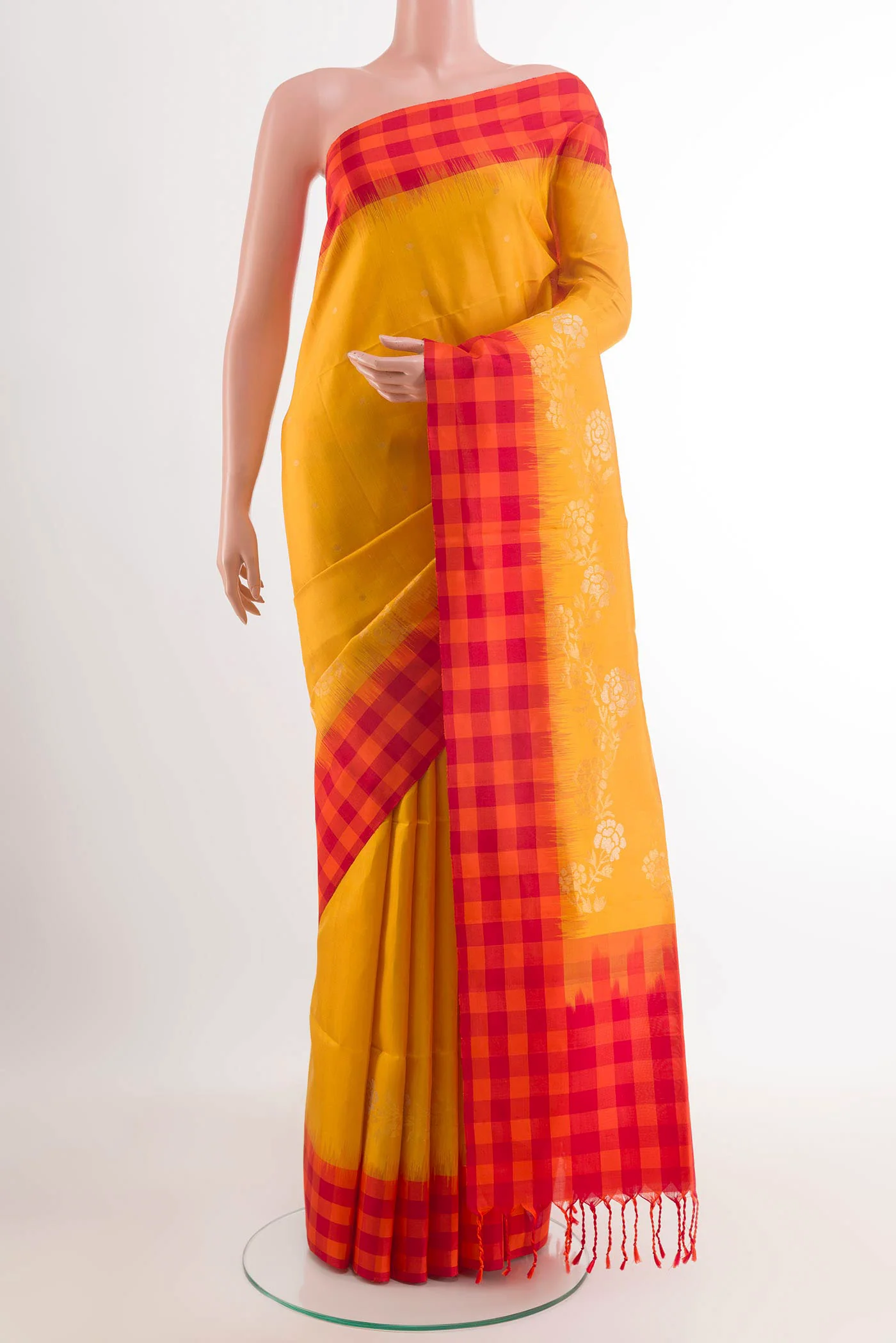Yellow Soft Silk Saree