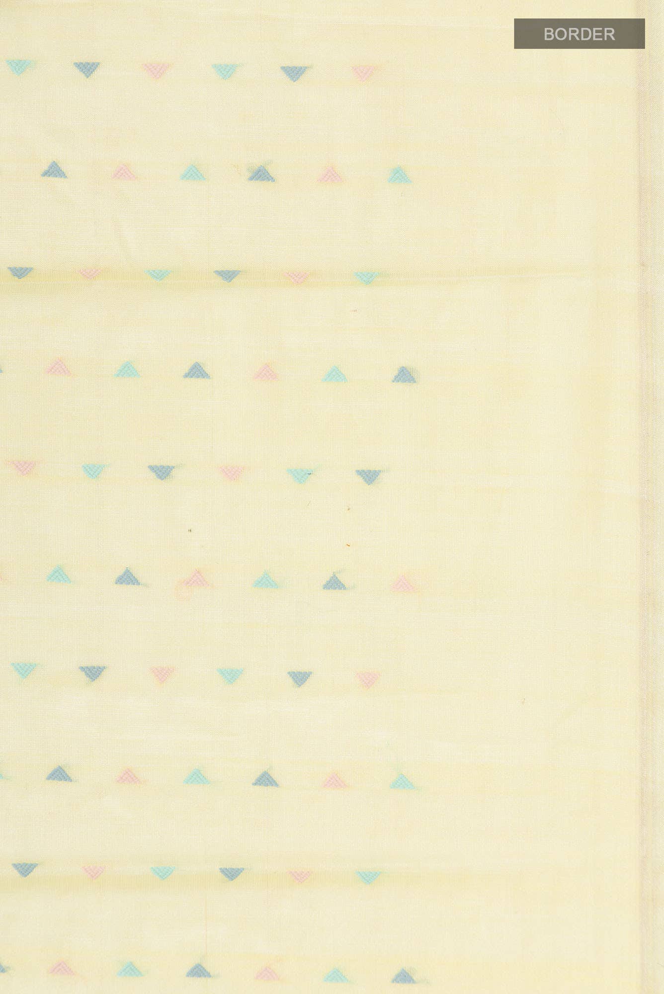 Yellow Tissue Silk Saree - Image 4